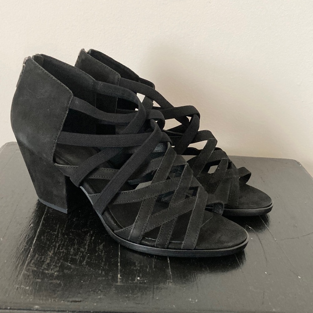 Eileen Fisher Oodle Strappy Sandal Heel Shoe 9
